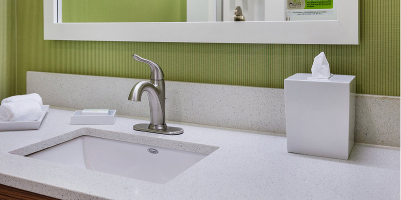 engineered stone bathroom countertops